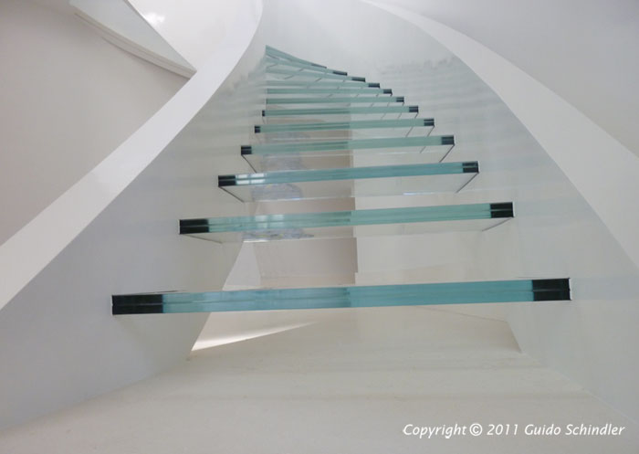 Metal & Glass Staircase 1