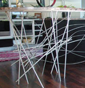 stainless stick legs