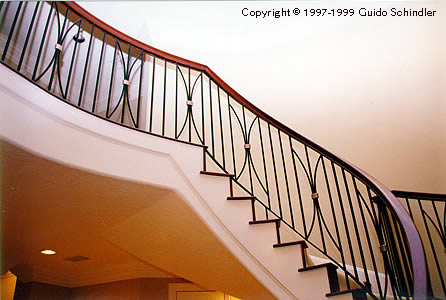 staircase railing designs. Iron Staircase Railing