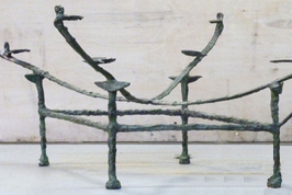 Giacometti Bronze Base Repair