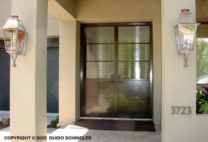 Metal & Glass Double Doors  4