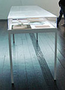 Menil-White-Display-Tables