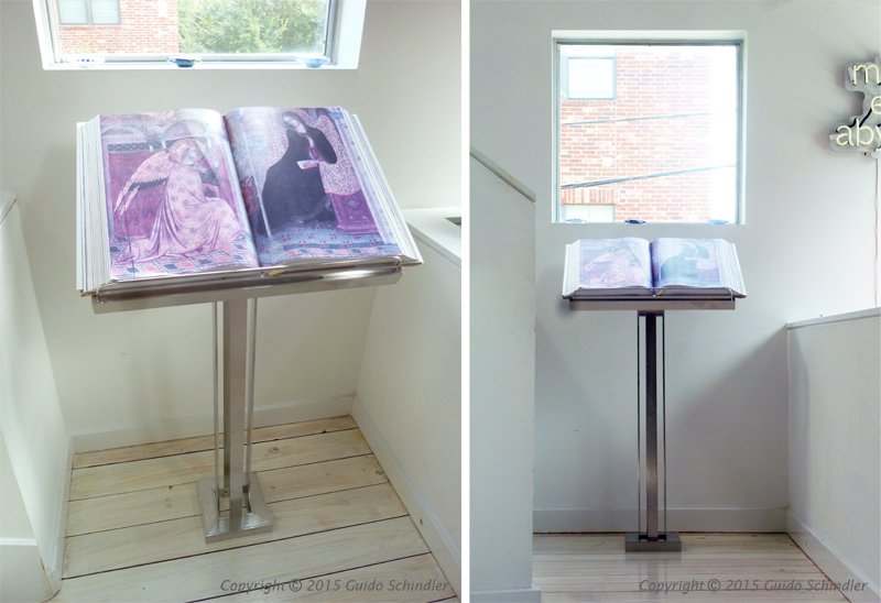 Stainless Book Stand 3