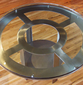 Round Stainless Table Base