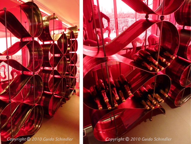 Curving Steel Wine Racks 1