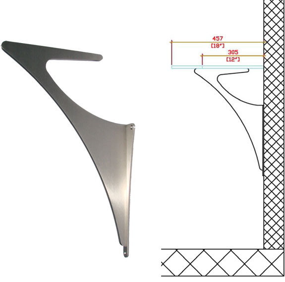 Wall Shelf Corbel Support 2